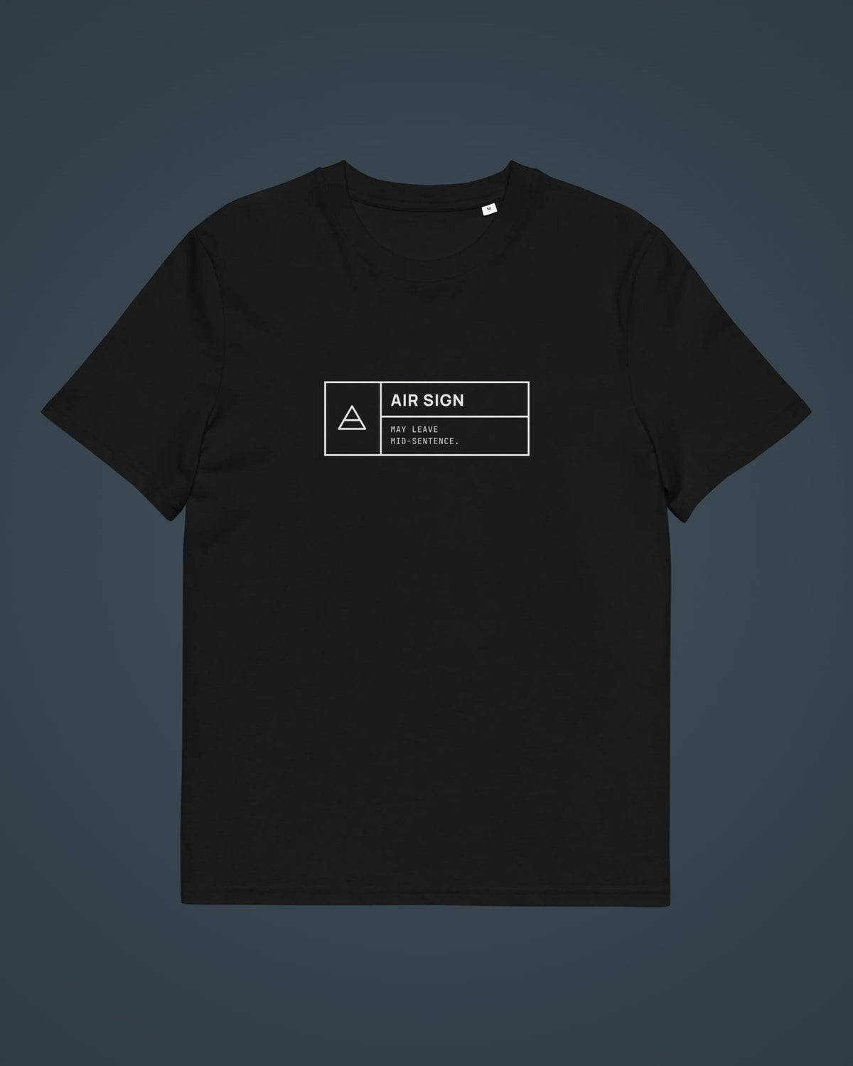 Air Sign — Cosmic Clichés Tee in Black